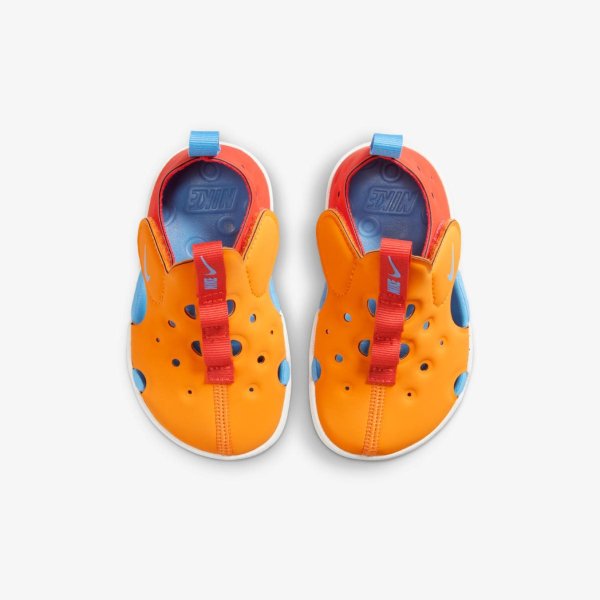 Дитячі тапочки NIKE SUNRAY PROTECT 4 ORANGE PEEL / PICANTE RED (TD)