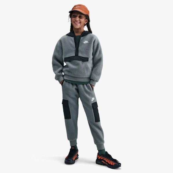 Дитяча толстовка NIKE K NSW CLUB FLC LOOSE QZ HDY WZ