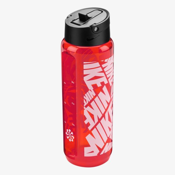 Пляшка NIKE TR RENEW RECHARGE STRAW BOTTLE 24 OZ GRAPHIC SAFETY ORANGE/BLACK/WHITE/WHITE 24OZ