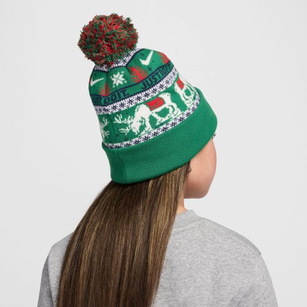 Дитяча шапка NIKE K NK PEAK BEANIE SC HOL25 L