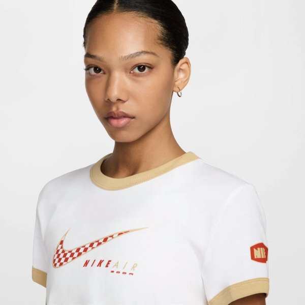 Жіноча футболка NIKE W NSW CLUB SS TEE MOTO RGR