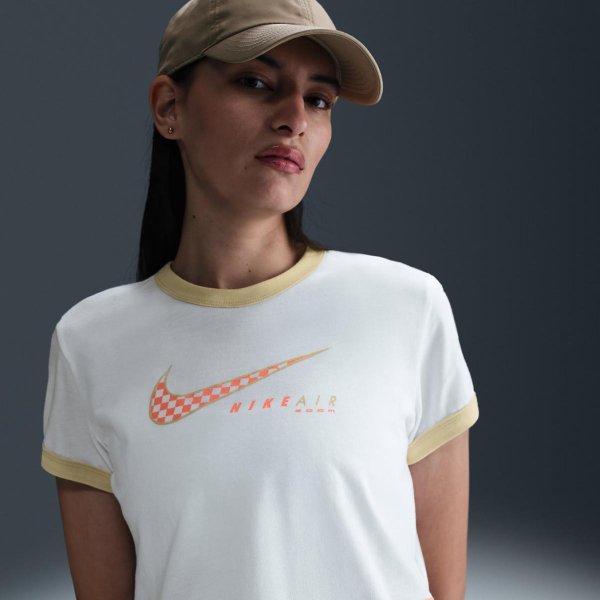 Жіноча футболка NIKE W NSW CLUB SS TEE MOTO RGR