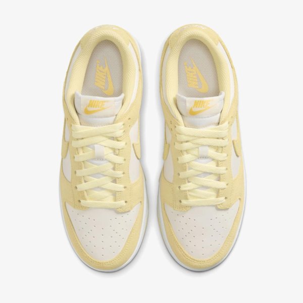 Жіночі кросівки WMNS NIKE DUNK LOW SUEDE SOFT YELLOW