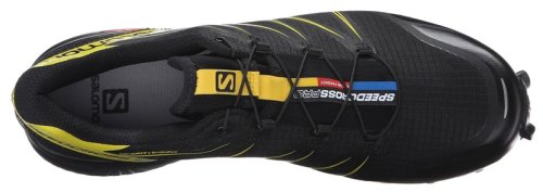 Кроссовки для бега Salomon SPEEDCROSPRO BLACK/BLACK/YE FW16-17