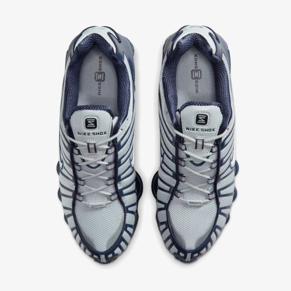 Чоловічі кросівки NIKE SHOX TL WOLF GREY / MIDNIGHT NAVY