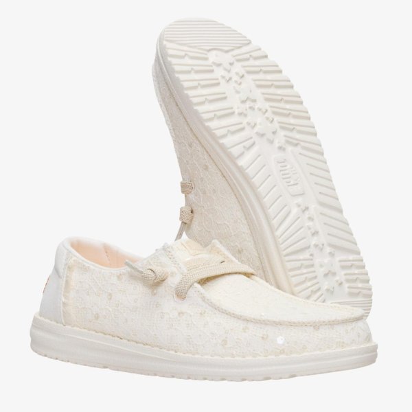 Жіночі мокасини HEYDUDE WENDY SEQUIN LACE