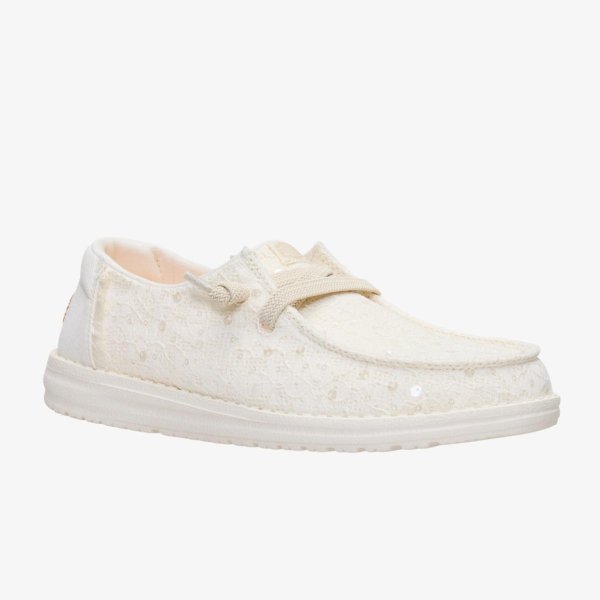 Жіночі мокасини HEYDUDE WENDY SEQUIN LACE