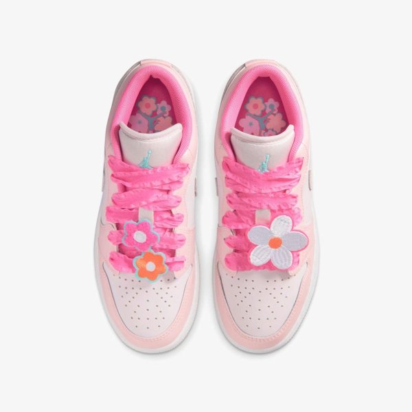 Дитячі кросівки AIR JORDAN 1 LOW SE PINK BLOOM (GS)
