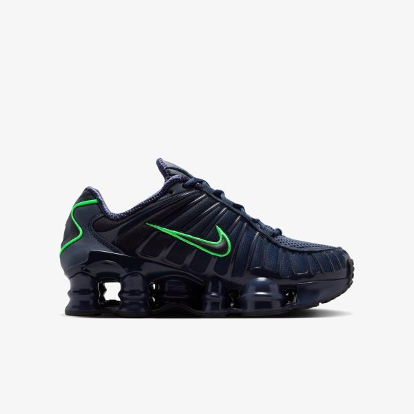 Дитячі кросівки NIKE SHOX TL OBSIDIAN / GREEN STRIKE (GS)