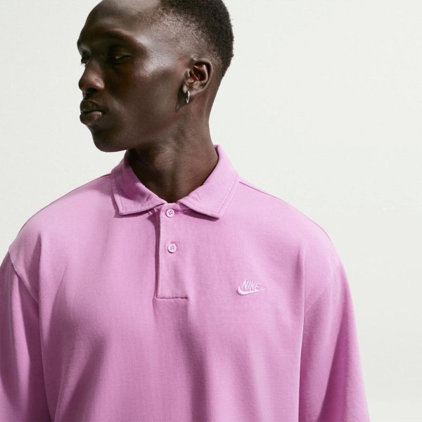 Чоловіче поло NIKE M NK CLUB JERSEY POLO WASHED