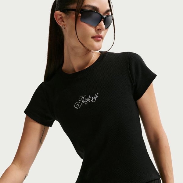 Жіноча футболка NIKE W NSW RIB MOD CRP JDI TEE