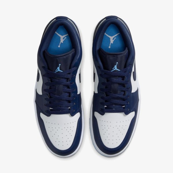 Чоловічі кросівки AIR JORDAN 1 LOW MIDNIGHT NAVY / UNIVERSITY BLUE