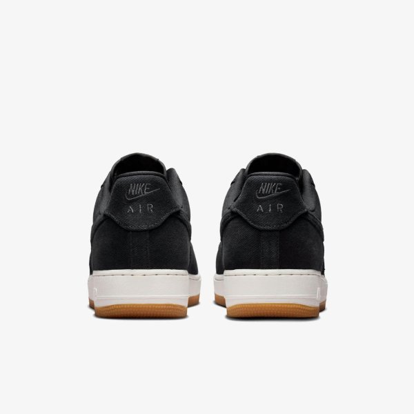 Чоловічі кросівки NIKE AIR FORCE 1 '07 LV8 DENIM BLACK CANVAS