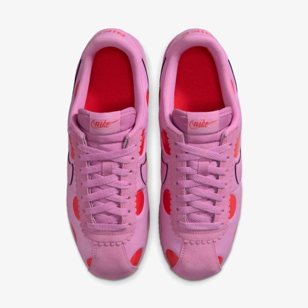 Женские кроссовки NIKE WMNS CORTEZ POLKA DOTS LIGHT MAGENTA / BRIGHT CRIMSON