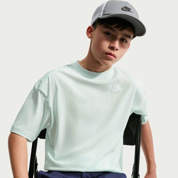 Дитяча футболка NIKE K NSW TEE OS EMB FUTURA LBR