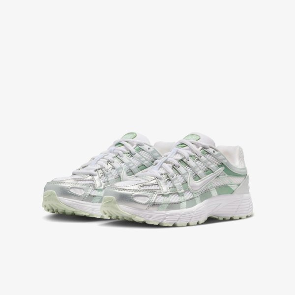 Дитячі кросівки NIKE P-6000 SE WHITE / BARELY GREEN (GS)