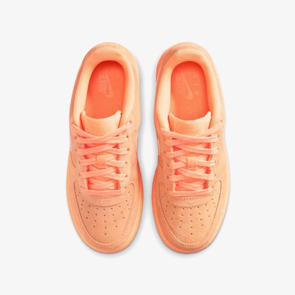 Дитячі кросівки NIKE AIR FORCE 1 SUEDE ORANGE PULSE (GS)