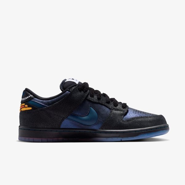 Кроссовки BLUETILE X NIKE SB DUNK LOW "PITCH BLUE AND BLACK"