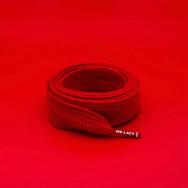 Шнурки MR. LACY FATTIES SCARTLET RED