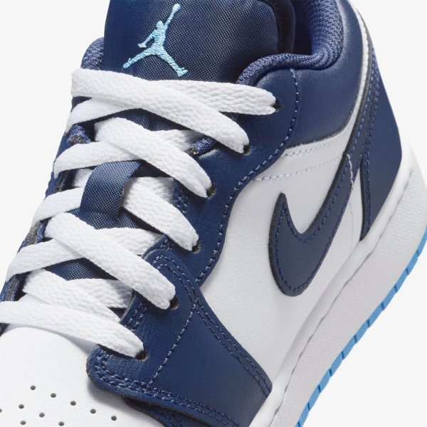 Дитячі кросівки AIR JORDAN 1 LOW MIDNIGHT NAVY / UNIVERSITY BLUE (GS)
