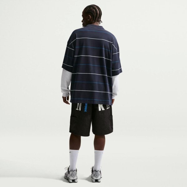 Чоловіче поло NIKE M NK CLUB OS STRIPE POLO