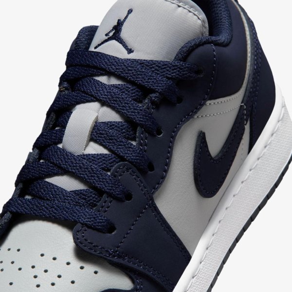 Дитячі кросівки AIR JORDAN 1 LOW OBSIDIAN / GREY FOG (GS)