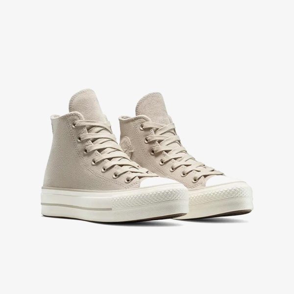 Жіночі кеди CONVERSE CHUCK TAYLOR ALL STAR LIFT HI SUEDE BEIGE
