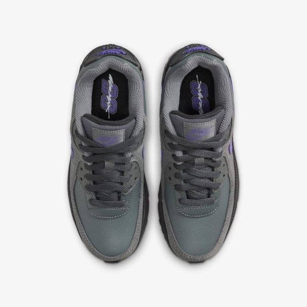 Детские кроссовки NIKE AIR MAX 90 SE MANDARIN / BLUE FURY (GS)