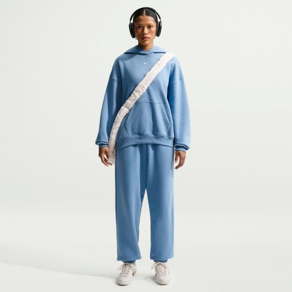 Жіночі штани NIKE W NK STUDIO FLEECE MW (MEDIUMWEIGHT) HR OS CFF PNT