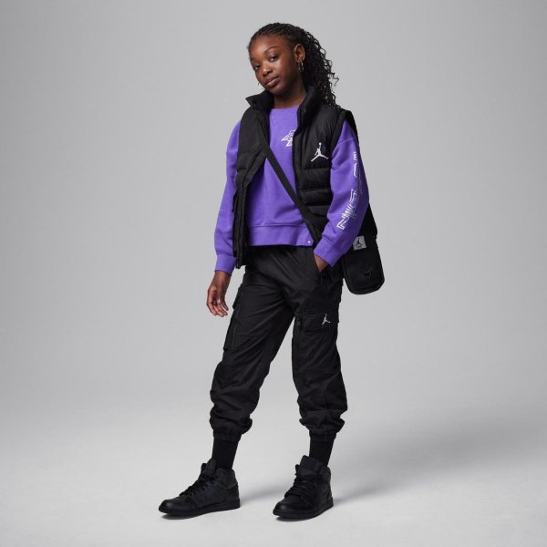 Дитяча толстовка NIKE TAKE FLIGHT SNAP CREW