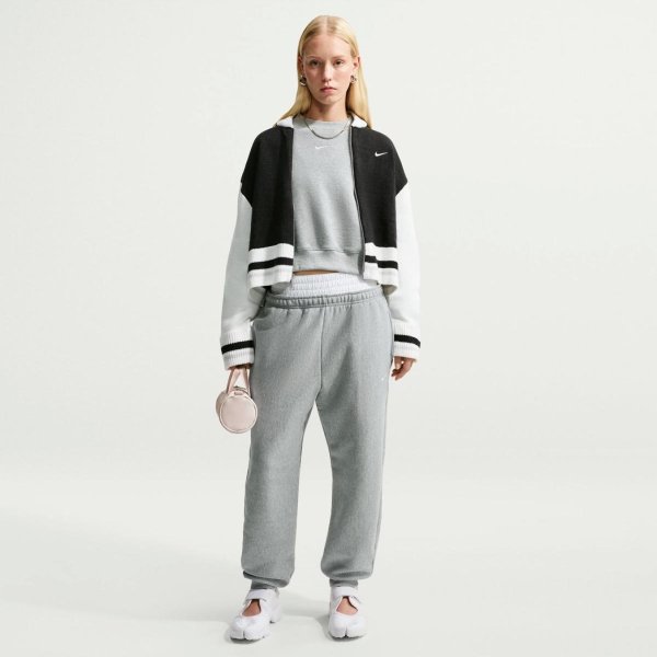 Жіночі штани NIKE W NK STUDIO FLEECE HVY (HEAVYWEIGHT) HR OS JOGGER