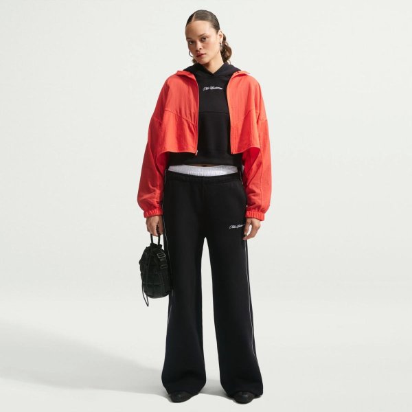 Женские брюки NIKE W NK STDO FLC MW MR SCALLOP WL
