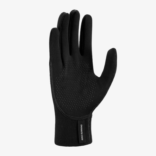 Мужские перчатки NIKE NIKE M THERMA-FIT PACER SPHERE MIDWEIGHT RG BLACK/BLACK/SILV