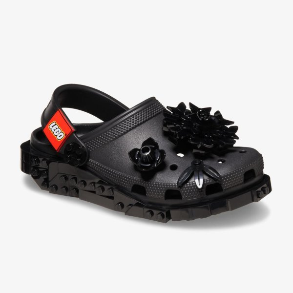 Тапочки женские CROCS X LEGO MIDNIGHT GARDEN BOTANICALS CLOG «Black»