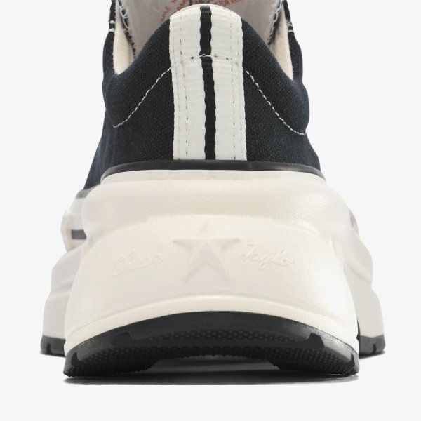Жіночі кеди CONVERSE RUN STAR CRUSH OX «Black/White»