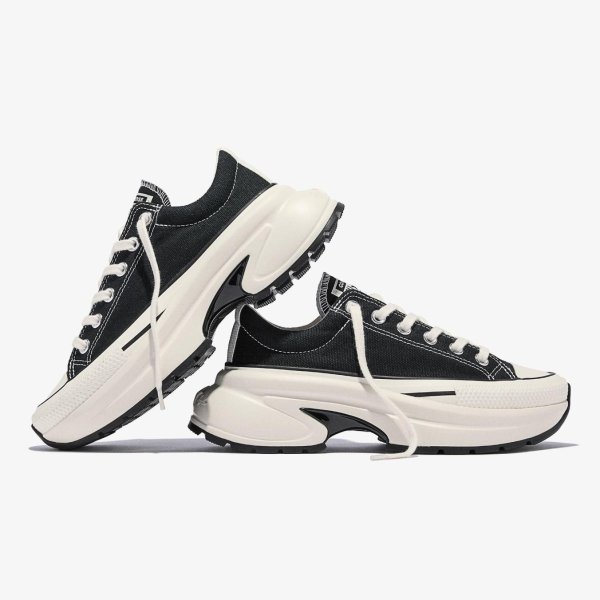 Жіночі кеди CONVERSE RUN STAR CRUSH OX «Black/White»