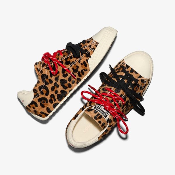 Женские кеды CONVERSE CHUCK TAYLOR LO LEOPARD PONY HAIR