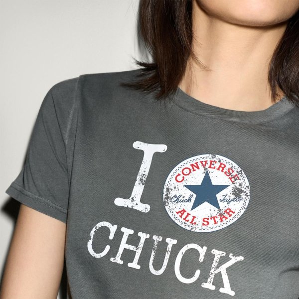 Жіноча футболка CONVERSE I LOVE CHUCK TEE