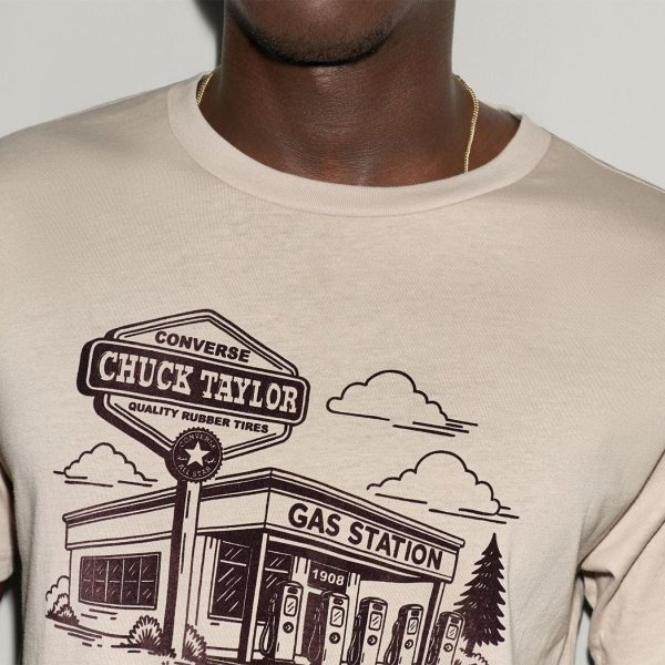 Мужская футболка CONVERSE CONVERSE GAS TEE
