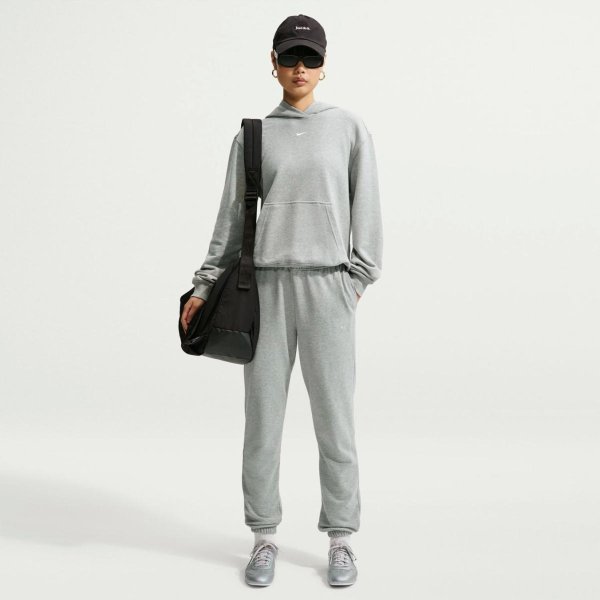 Жіночі штани NIKE STUDIO FLEECE LIGHTWEIGHT MID-RISE STANDARD CUFFED PANTS