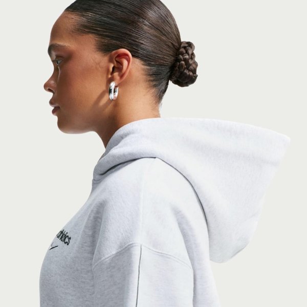 Жіноча толстовка NIKE STUDIO FLEECE OVERSIZED PULLOVER HOODIE