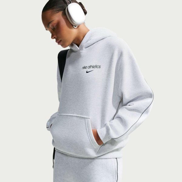 Жіноча толстовка NIKE STUDIO FLEECE OVERSIZED PULLOVER HOODIE