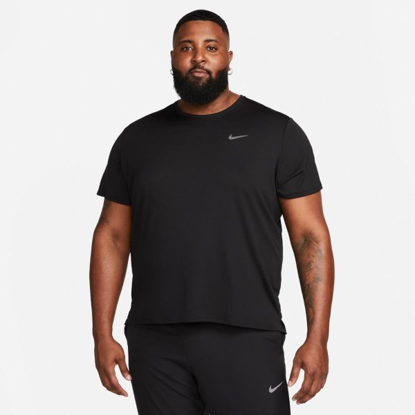 Мужская футболка NIKE MILER DRI-FIT UV SHORT-SLEEVE RUNNING TOP