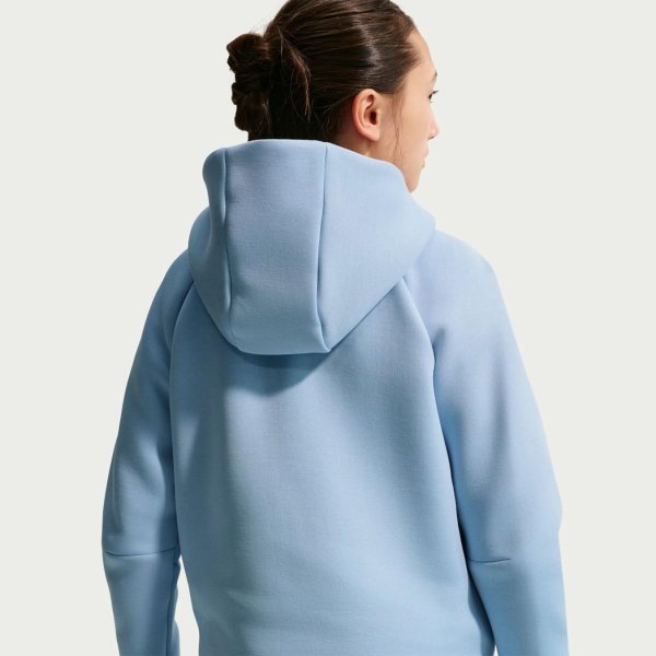 Детская толстовка для девочек NIKE TECH FLEECE FULL-ZIP HOODIE