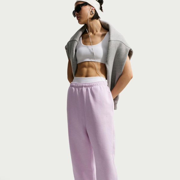 Жіночі штани NIKE STUDIO FLEECE MEDIUM WEIGHT HIGH-RISE