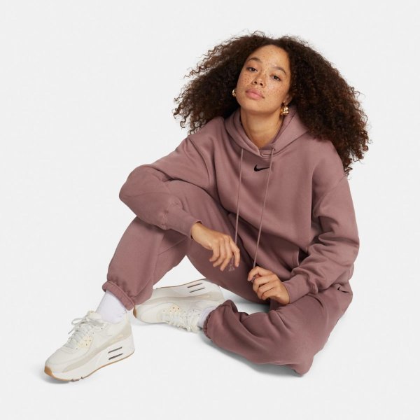 Женская толстовка NIKE W NSW PHNX FLC OS PO HOODIE