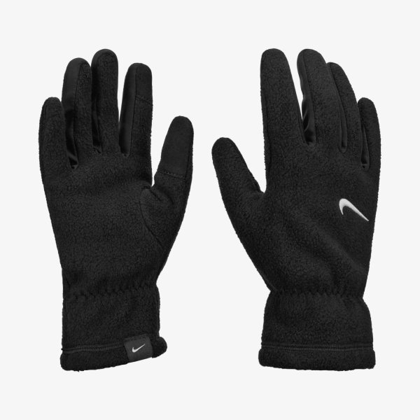 Женские перчатки NIKE W ONE THERMA-FIT FLEECE TG BLACK/WHITE M