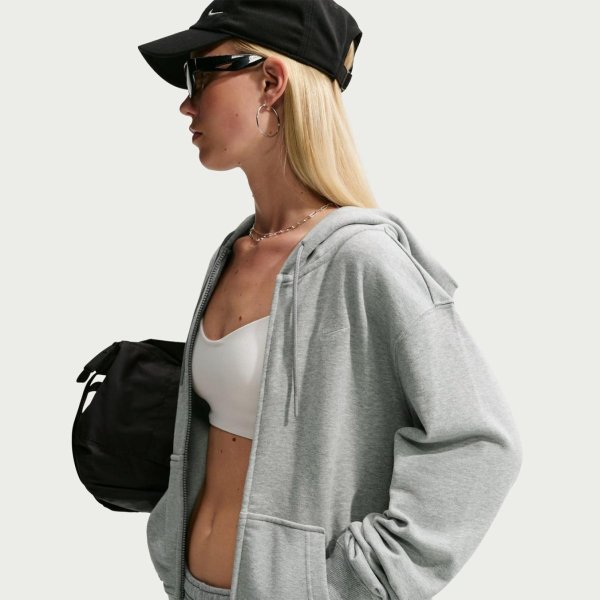 Женская толстовка NIKE STUDIO FLEECE LIGHTWEIGHT STANDARD FULL-ZIP HOODIE