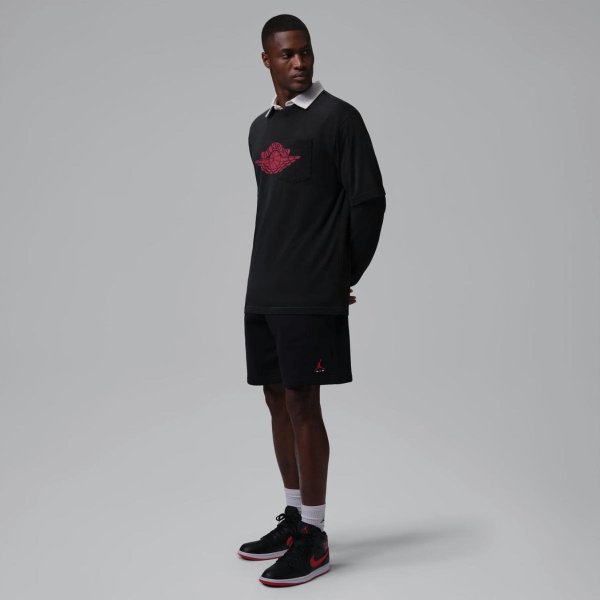 Чоловіча футболка JORDAN FLIGHT ESSENTIALS 85 WOVEN POCKET SS CREW