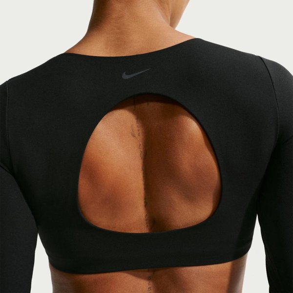 Жіночий топ NIKE ZENVY LIGHT-SUPPORT PADDED LONG-SLEEVE SPORTS BRA